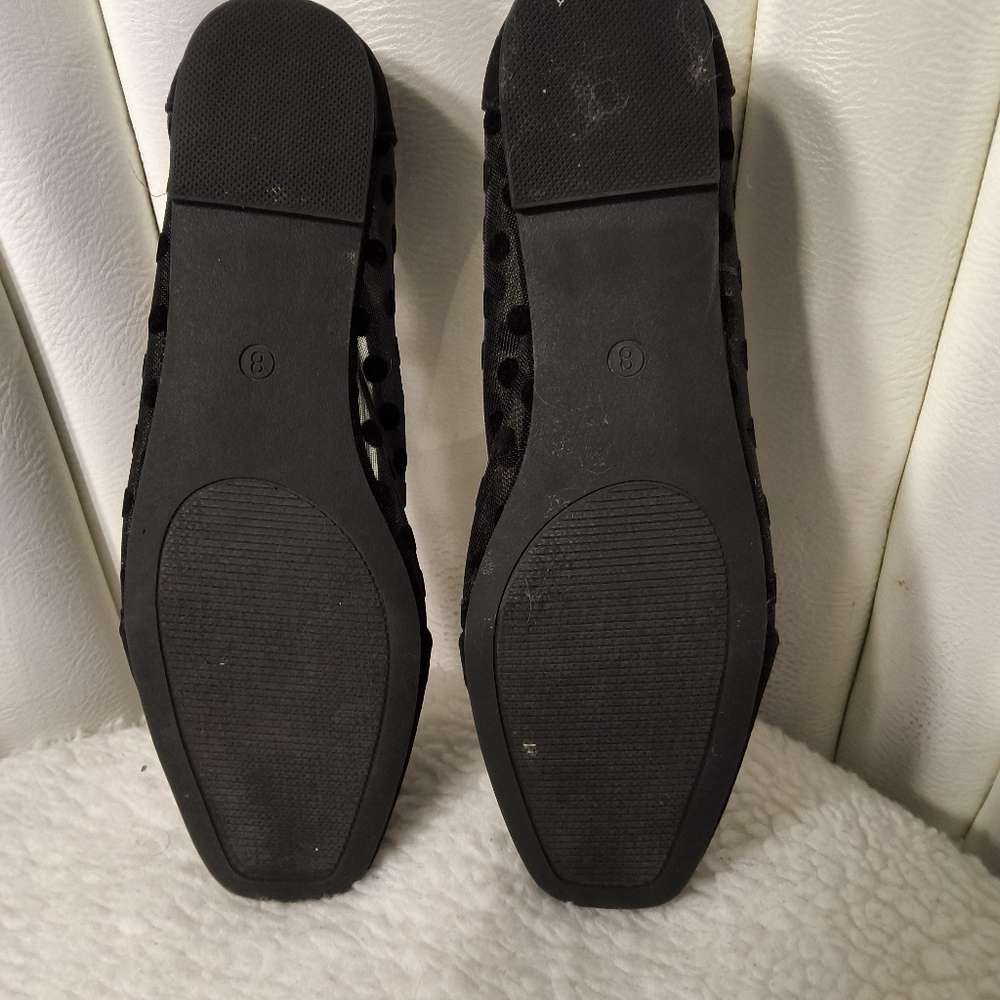 C Comfort Blk Polka Dot Women's Shoes Size 8 - Picture 7 of 7